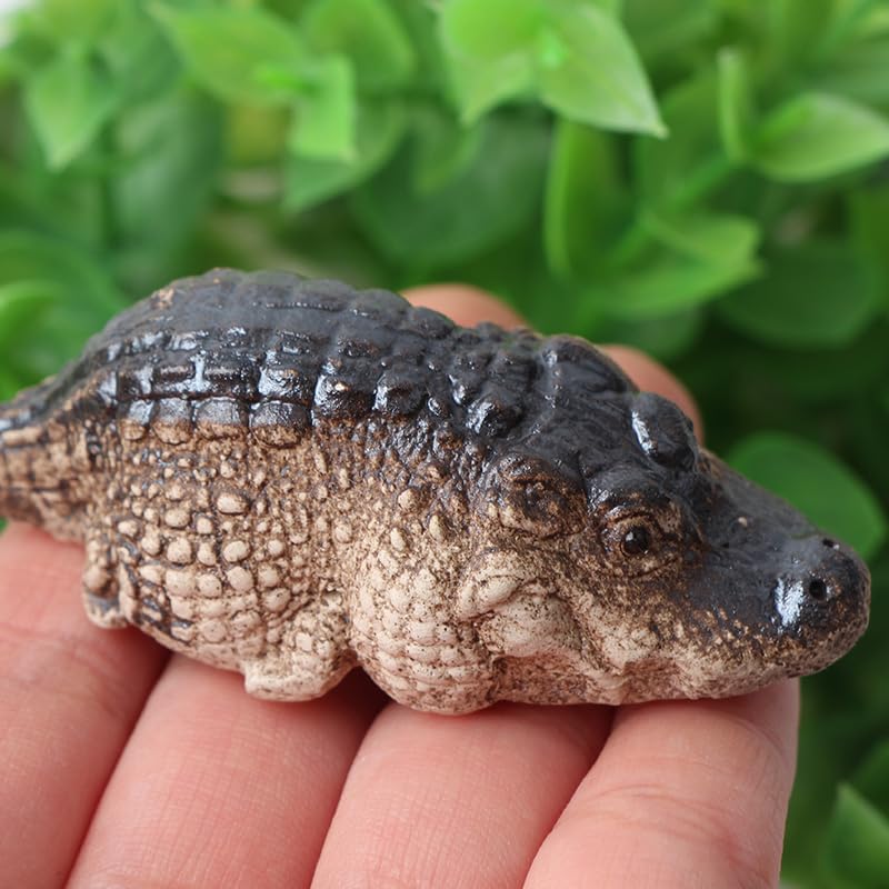 Amazon.com: SHIDXIB 1Pcs Elegant Handmade Purple Clay Crocodile